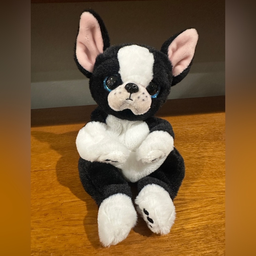 Ty Beanie Bellies "Tink" the Dog Boston Terrier plush toy, May 21st